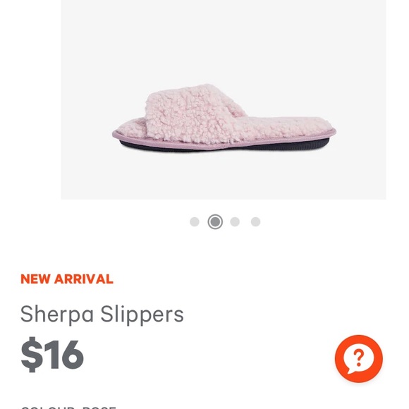 Lavender sherpa slippers - Picture 2 of 4